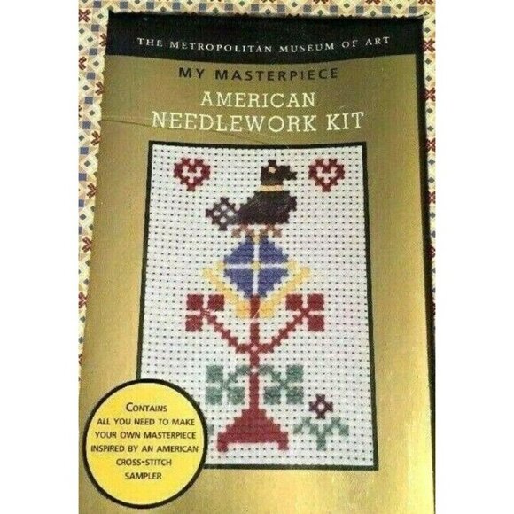 Cross Stitch Kit My Masterpiece American Needlework Sampler Metropolitan Museum - Picture 5 of 9